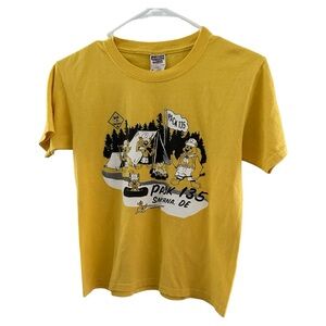 Jerzees dri-power active boy tee shirt cotton blend size Medium